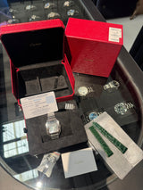 Cartier Santos de Cartier Medium Model — Steel, Green Dial (WSSA0061)
