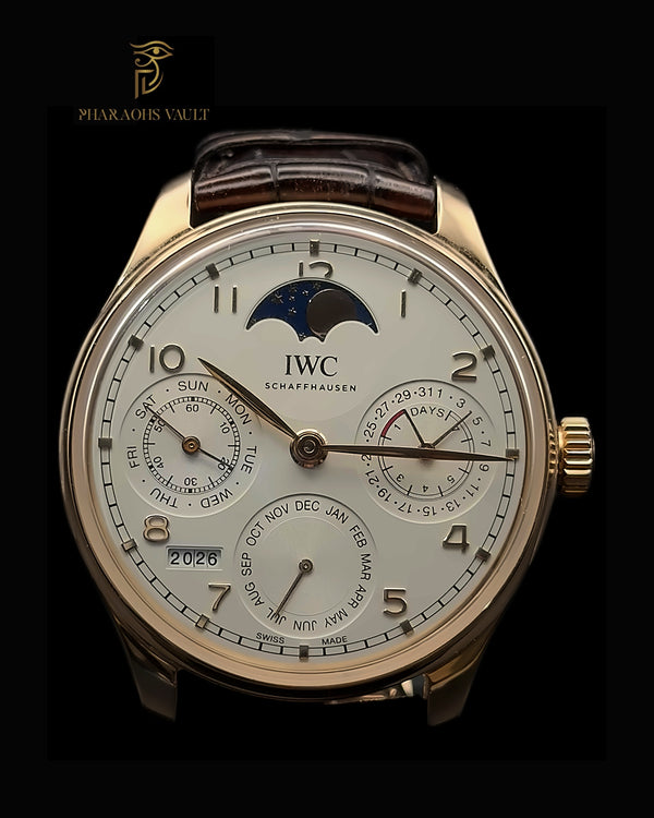 IWC Portugieser Perpetual Calendar — 18K Rose Gold