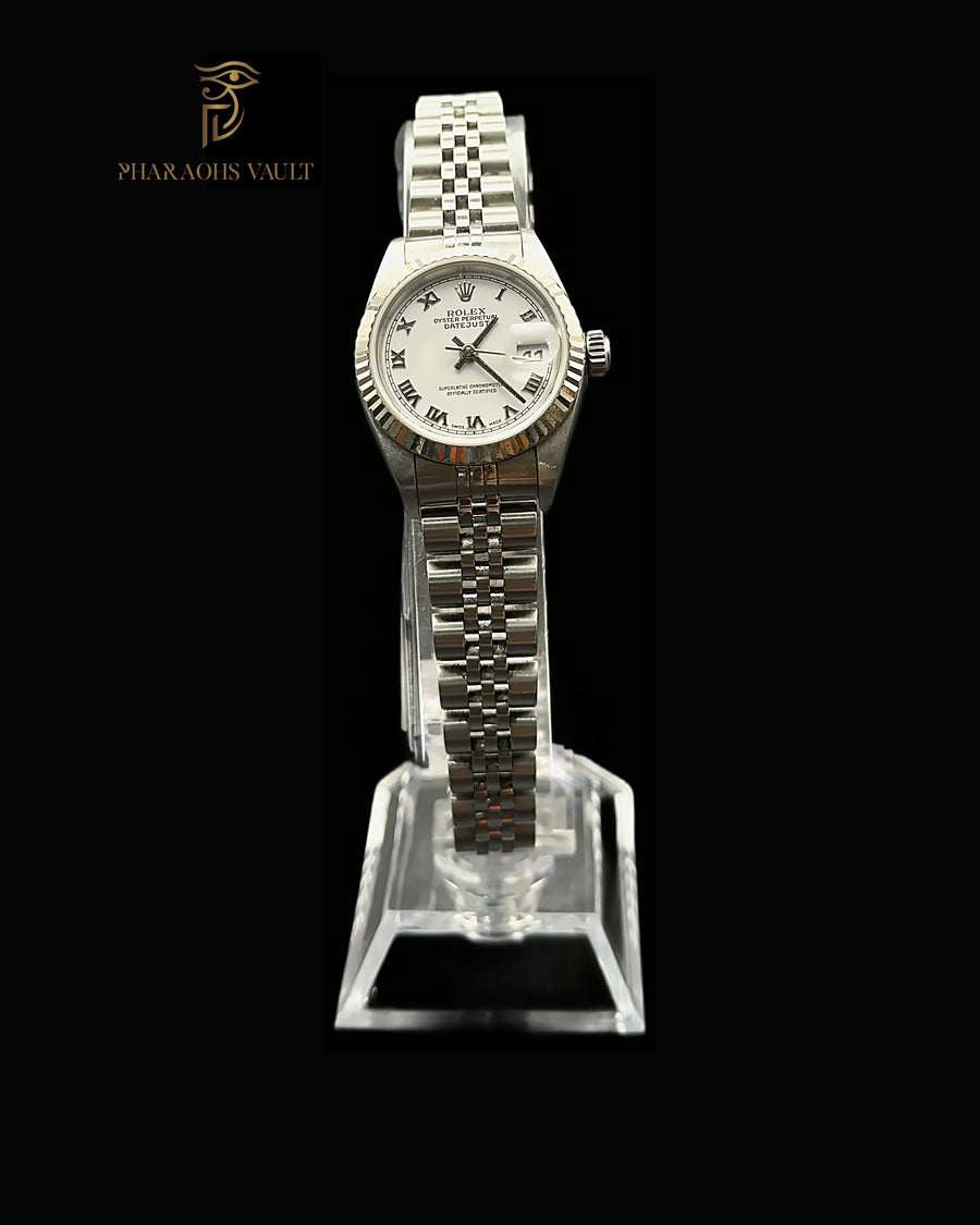 Rolex Lady-Datejust — Steel, Fluted Bezel